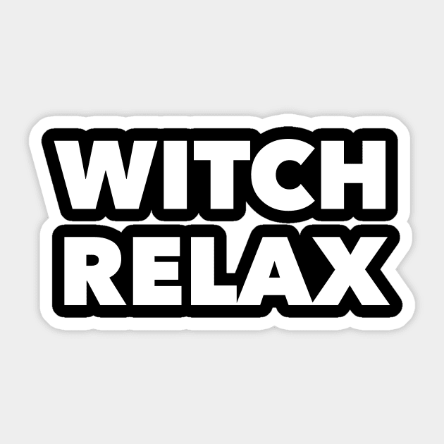 Witch Relax Halloween October TV Series Sticker by Ichaku